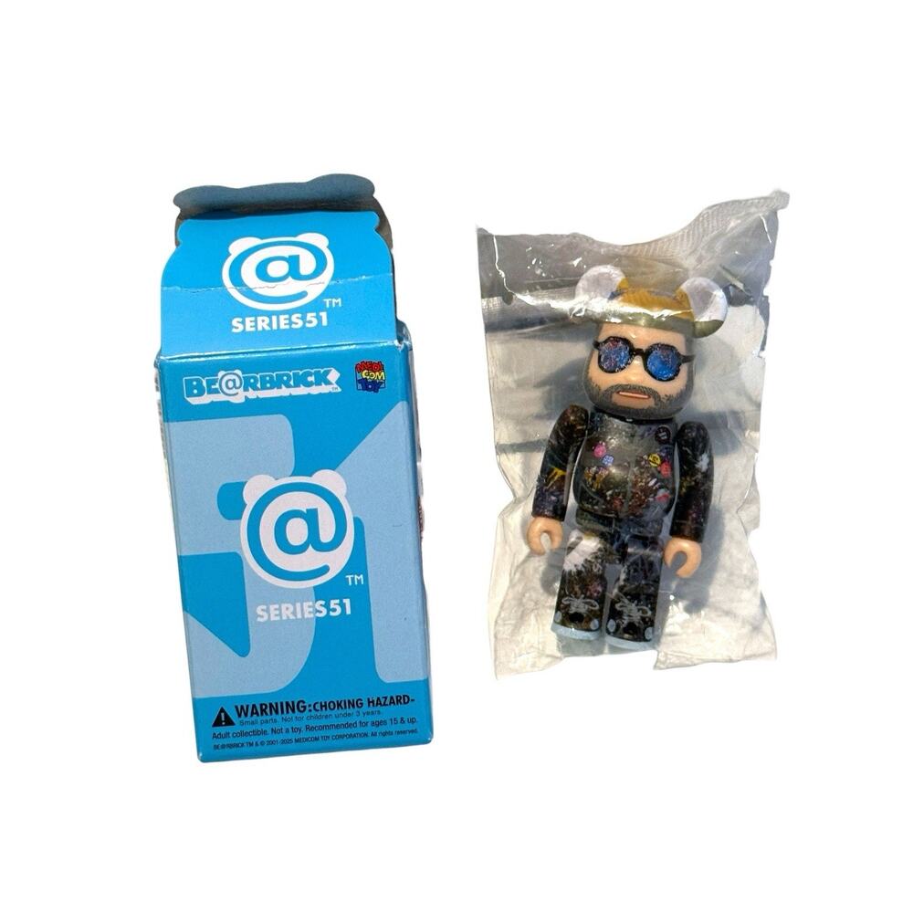 BE@RBRICK SERIES 51 Mr.brainwash Secret RARE CHASE Medicom Toy